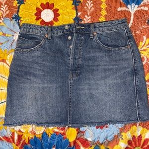 WE THE FREE jean miniskirt size 30